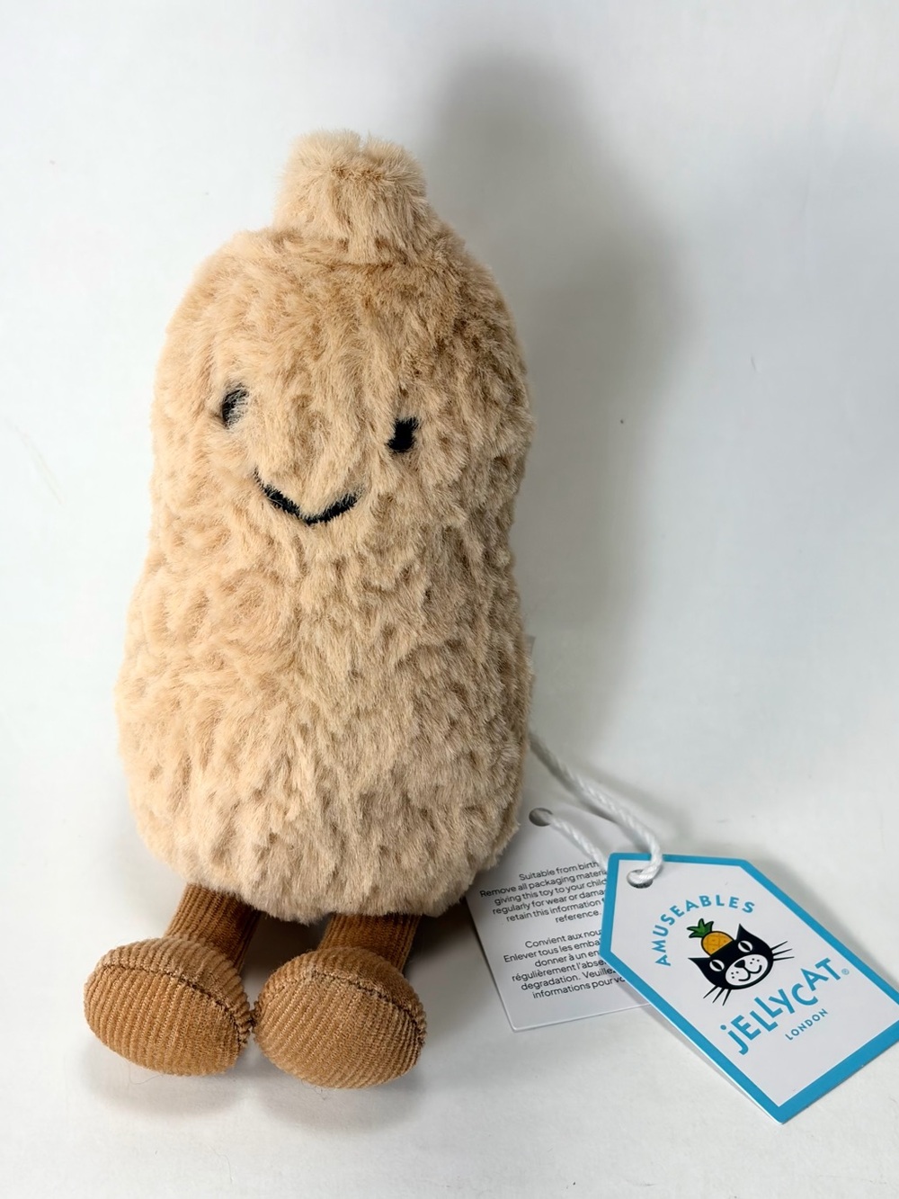 Jellycat Amuseables Peanut Plush Stuffed Toy NWT